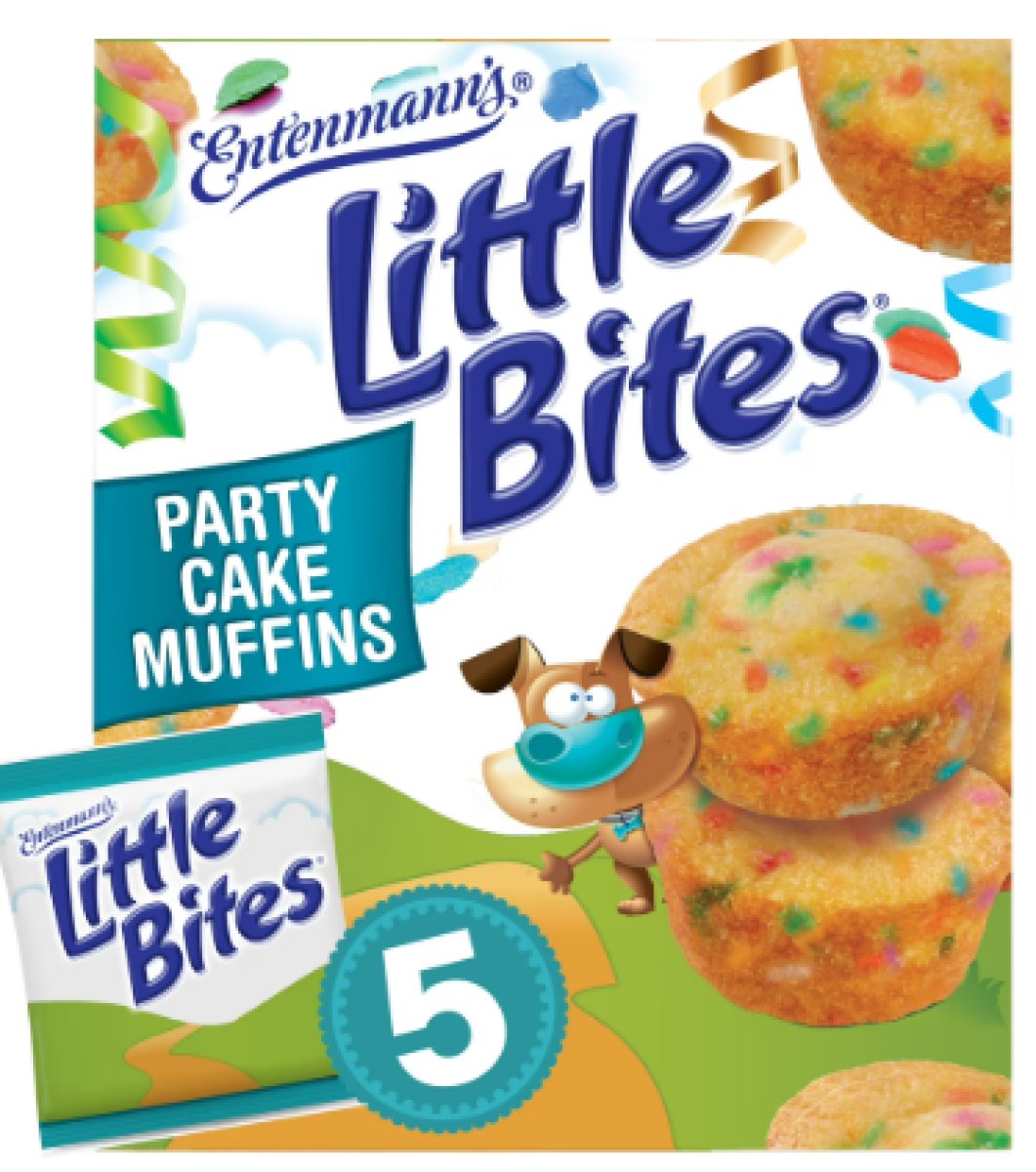 Little Bites Party Cake Muffins 5 pack, Mini Cake and Sprinkle Muffins, 8.25 oz Box