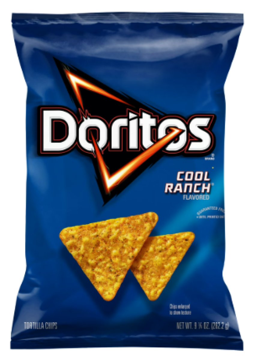 Doritos Tortilla Chips Fresh Ranch Flavor Snack Chips, 9.25 oz Bag