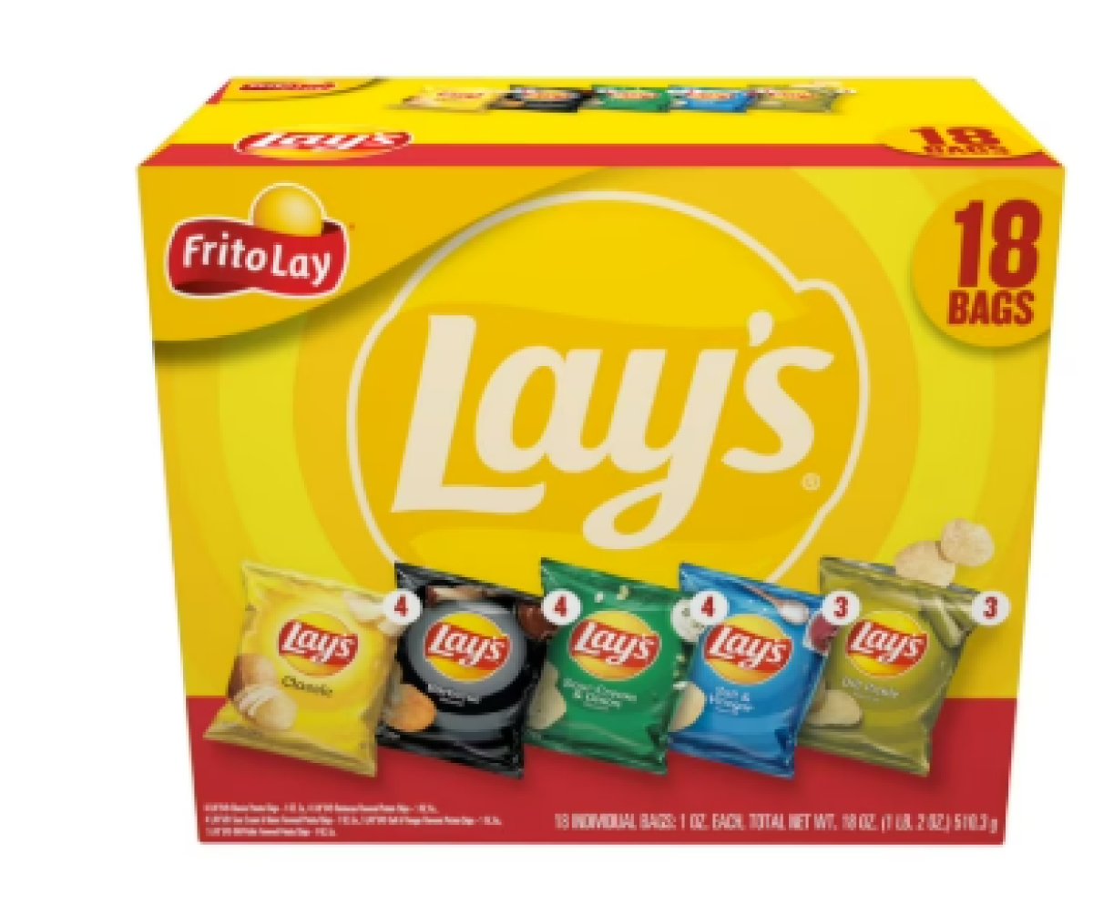 Lay's Snacks Variety Mix Pack 1 oz, 18 Count