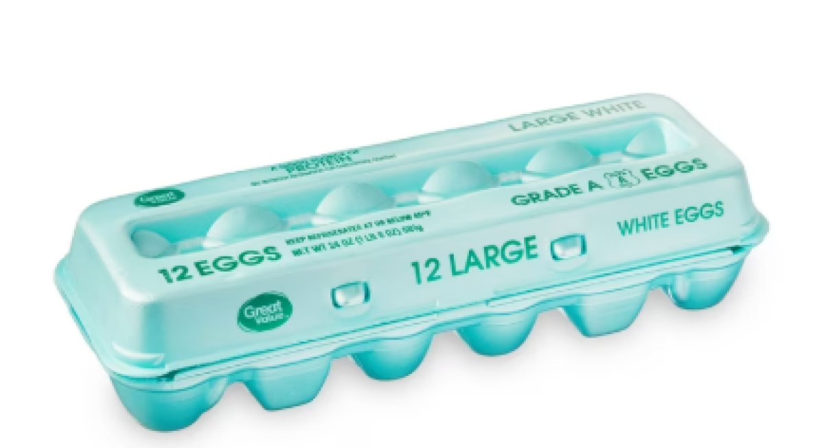 Great Value Large White Eggs 12 Count