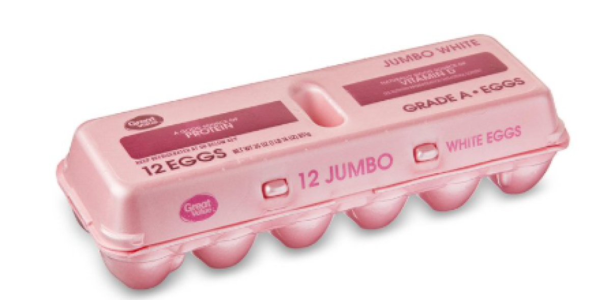 Great Value Giant White Eggs 12 Count