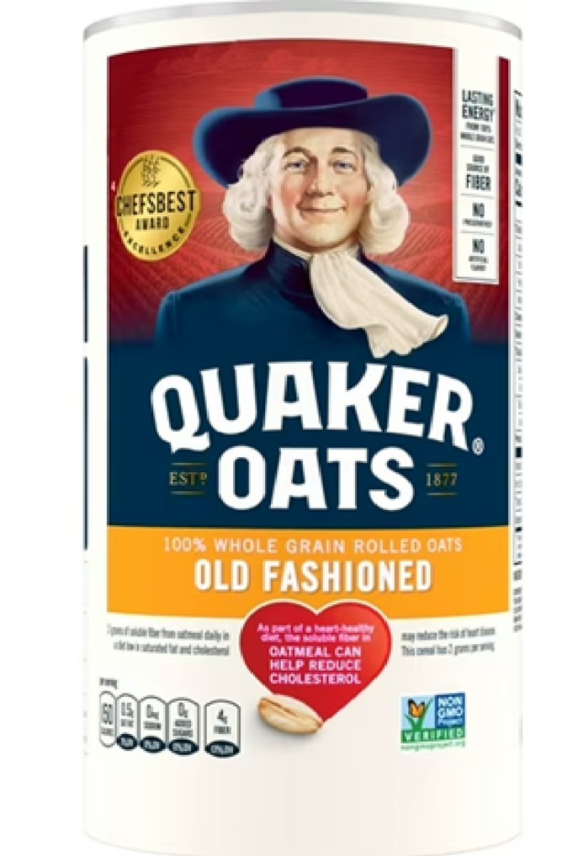 Quaker Oats Old Fashioned 100% Whole Oats, 18 oz Jar