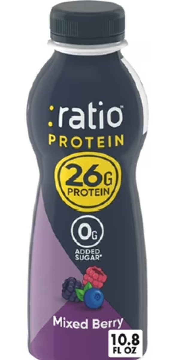 Ratio Protein Mixed Berry Dairy Drink, 26 G Protein, 10.8 fl oz