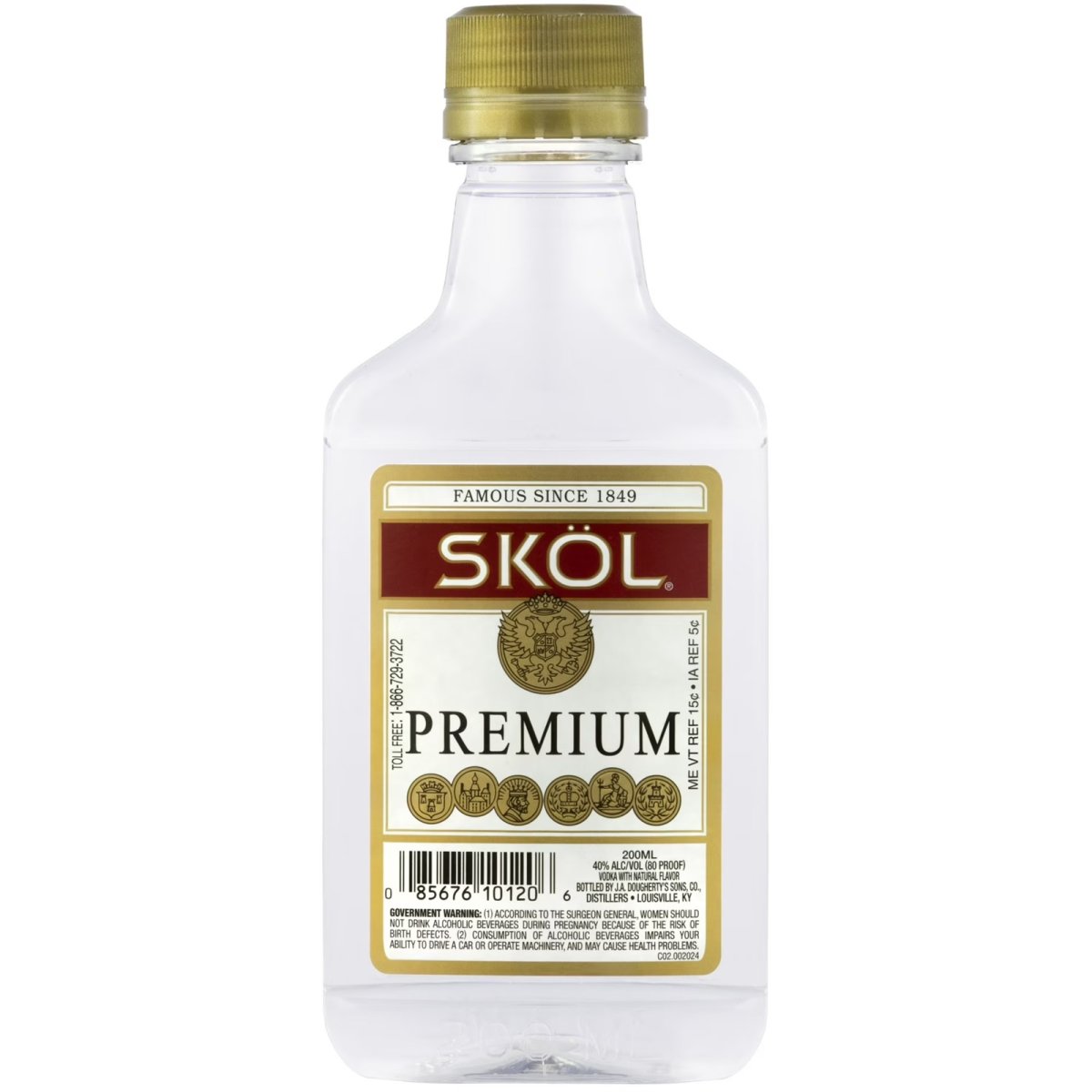 Skol Vodka, 200ml 80 Degrees