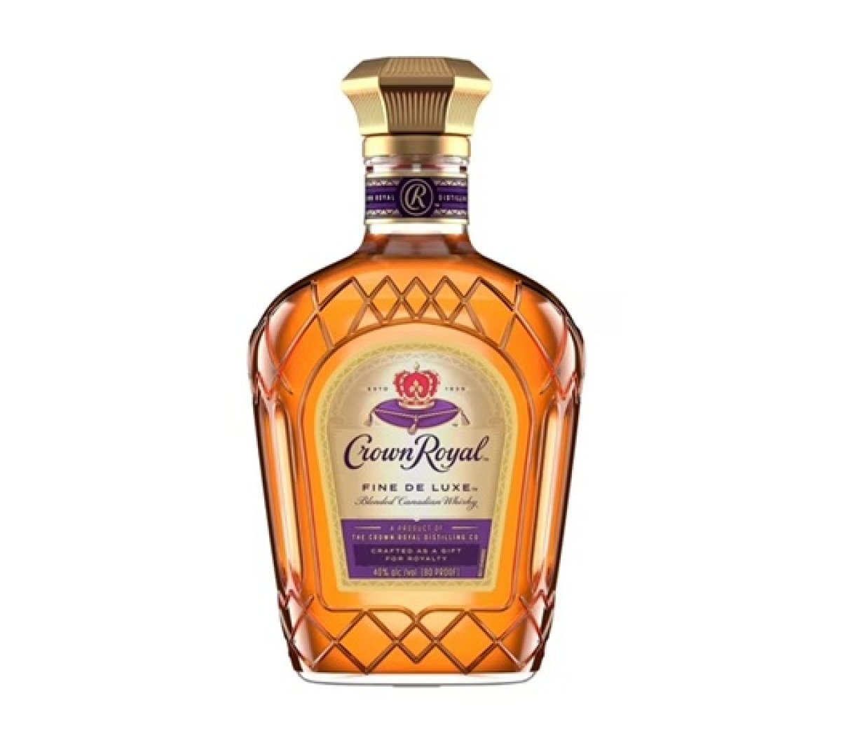 Crown Royal Fine Luxury Blended Canadian Whisky, 375ml Glass Bottle, 40% Abs