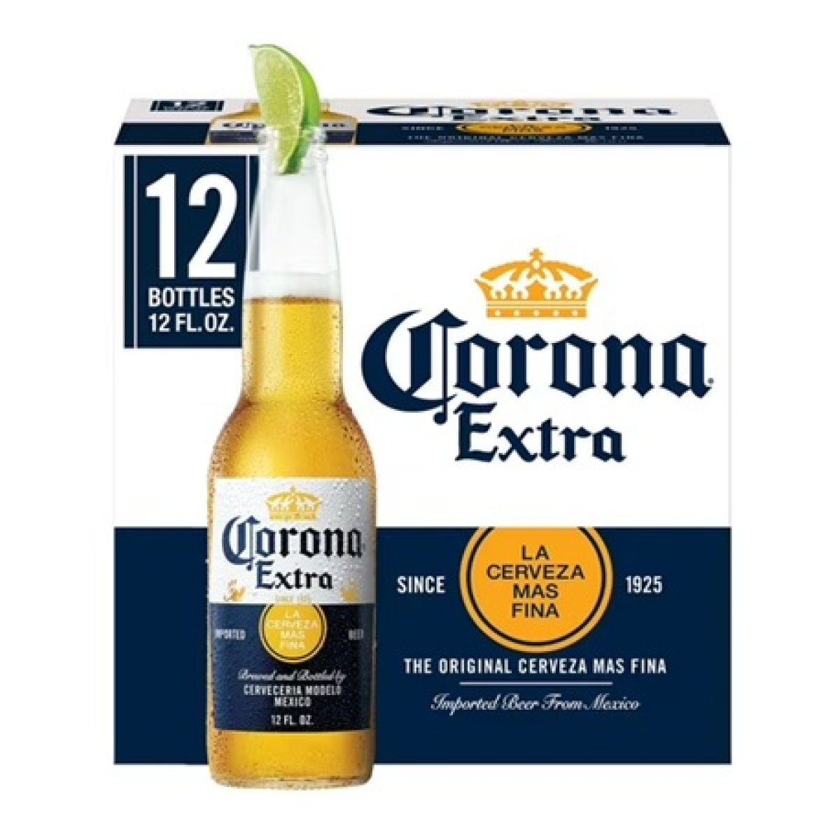 Corona Extra Mexican Imported Beer, 12-Pack 12 fl. oz. Bottles, 4.6% ABV