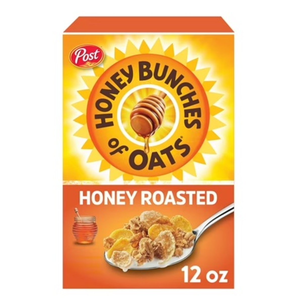 Post Honey Bunches of Oats Toasted Breakfast Cereal, 12 oz Box