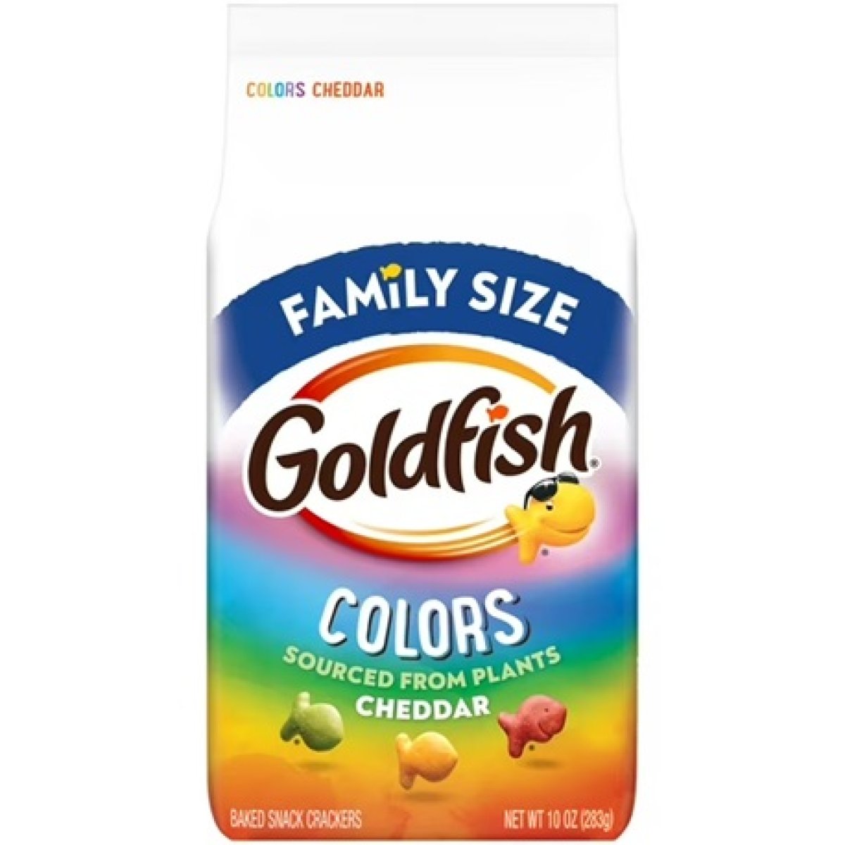 Goldfish Colorful Cheddar Cheese Crackers 10 oz Bag