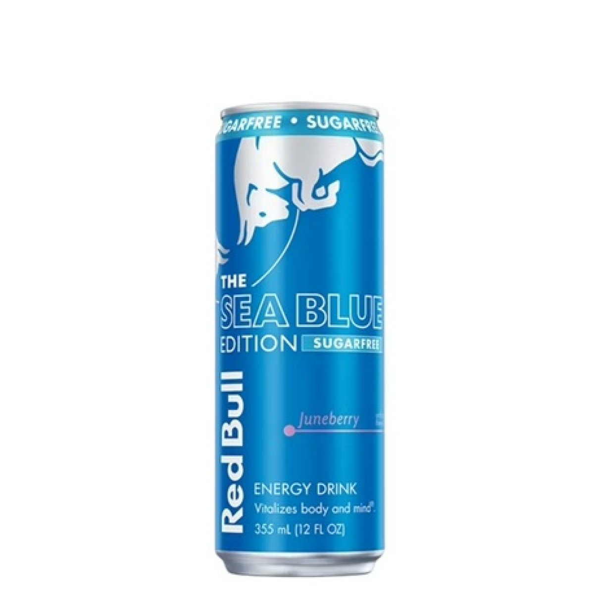 Red Bull Sea Blue Sugar-Free Energy Drink Edition, Juneberry, 12 fl. oz. Can, 114 mg of Caffeine