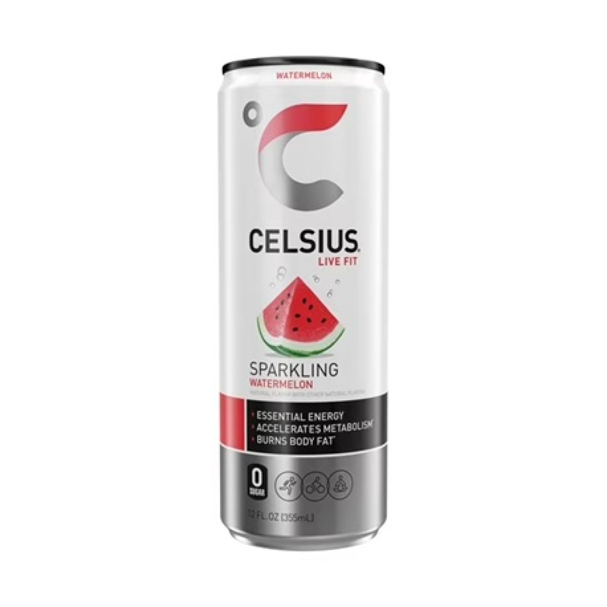 CELSIUS Sparkling Watermelon Energy Drink 12 fl oz Single Can