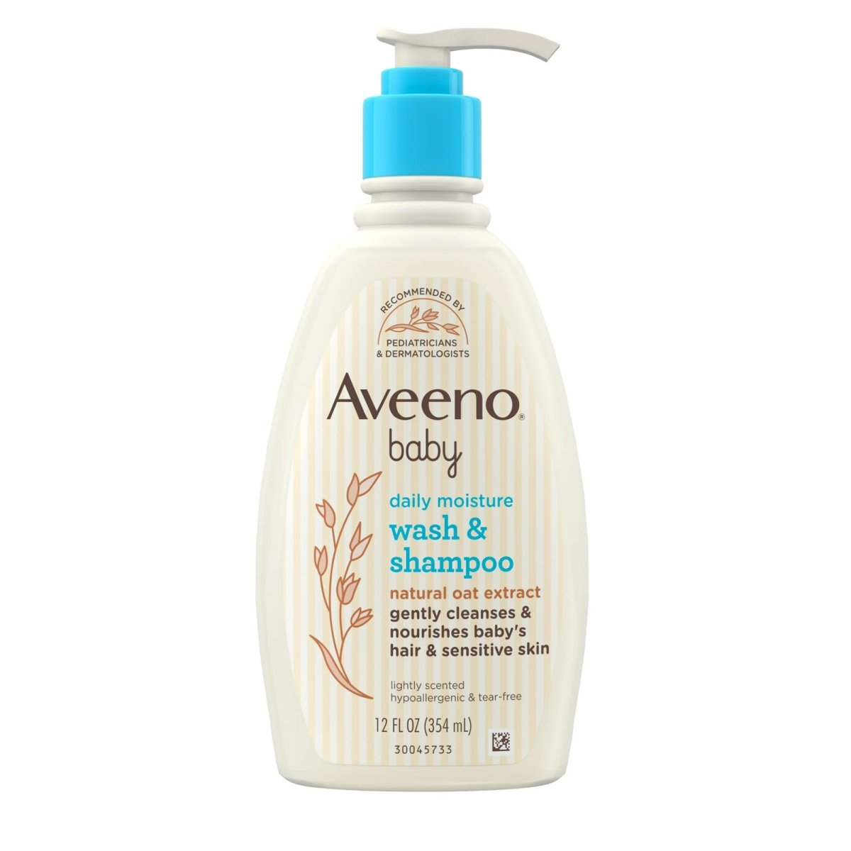 Aveeno Baby Daily Moisture Body Lotion for Baby and Toddler with Colloidal Oatmeal, 12 fl oz