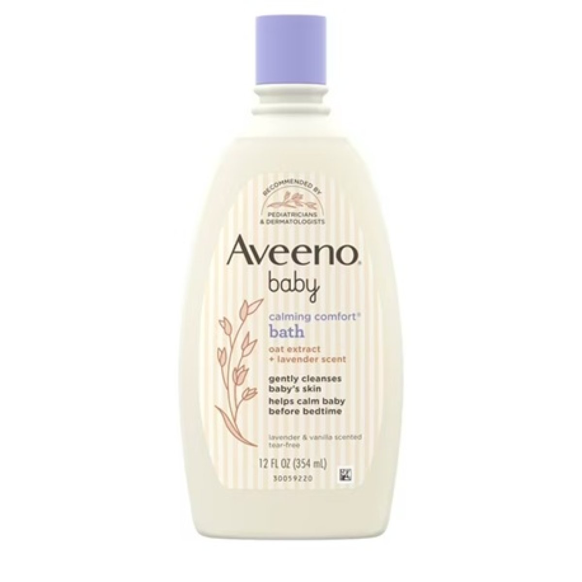 Aveeno Baby Calming Comfort Lavender & Vanilla Bath & Wash, 12 fl. oz