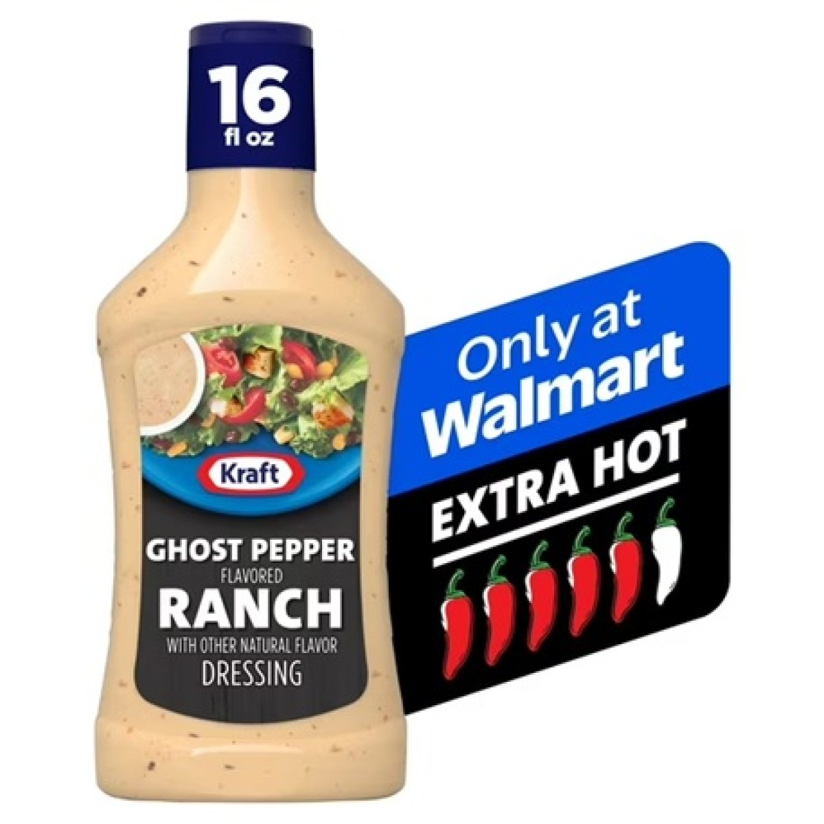 Kraft Ghost Pepper Ranch Dressing 18 fl oz Bottle