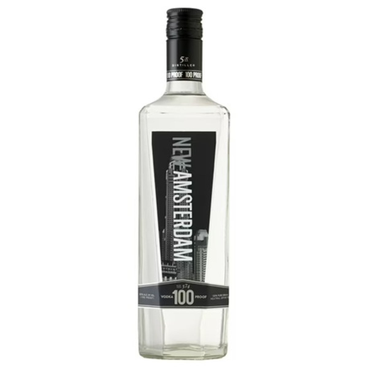 New Amsterdam Vodka 100 Degrees, 750ml Glass Bottle