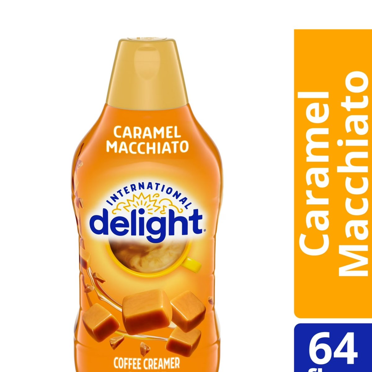 International Delight Caramel Macchiato Coffee Creamer, 64 fl oz Bottle