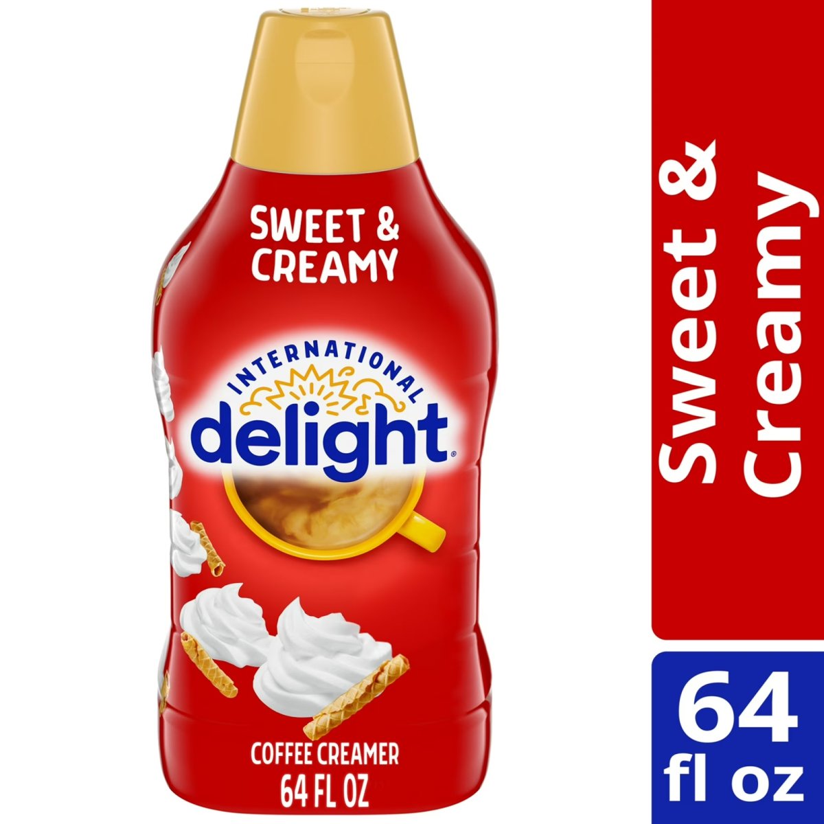 International Delight Sweet and Creamy Coffee Creamer, 64 Fl Oz Bottle