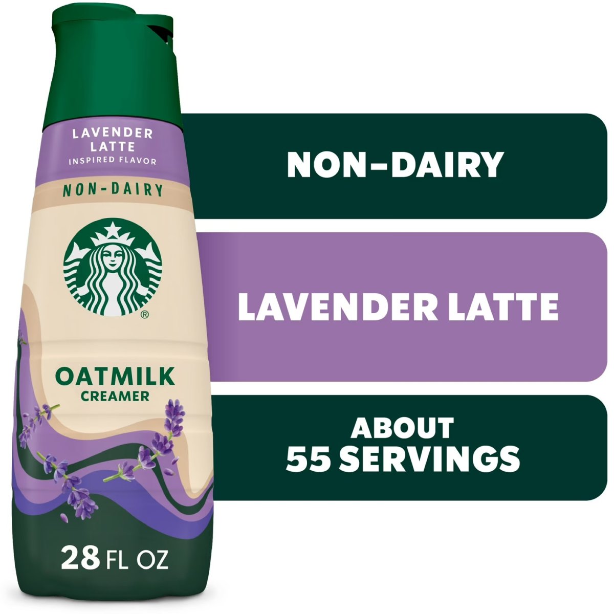 Starbucks Lavender Latte Inspired Non-Dairy Creamer, 28 fl. oz. 28 fl oz