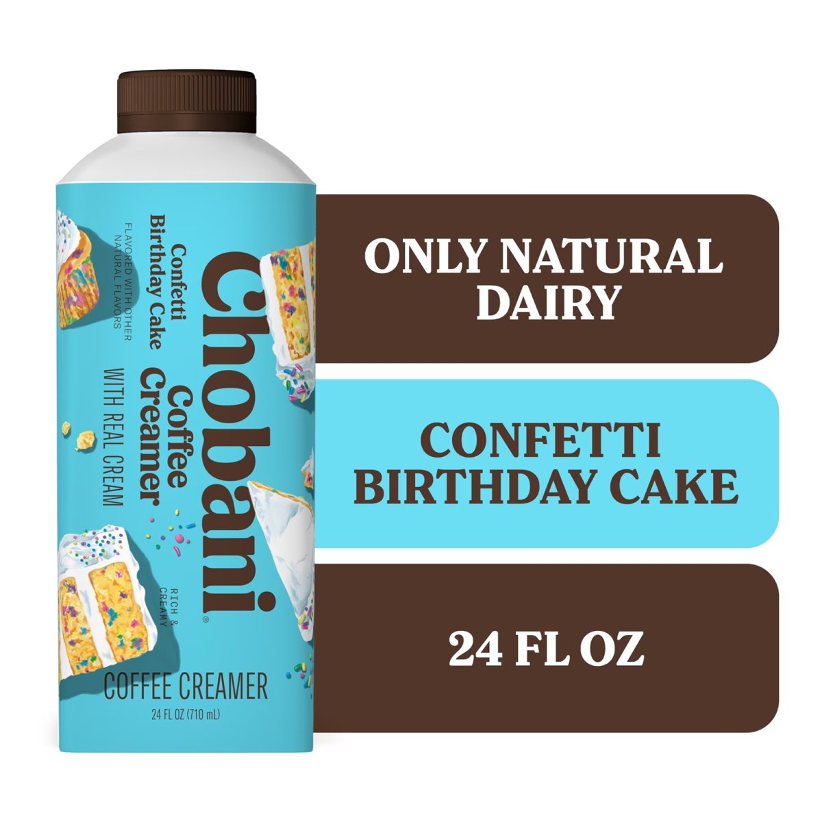 Chobani Limited Edition Birthday Cake Coffee Creamer 24 fl oz