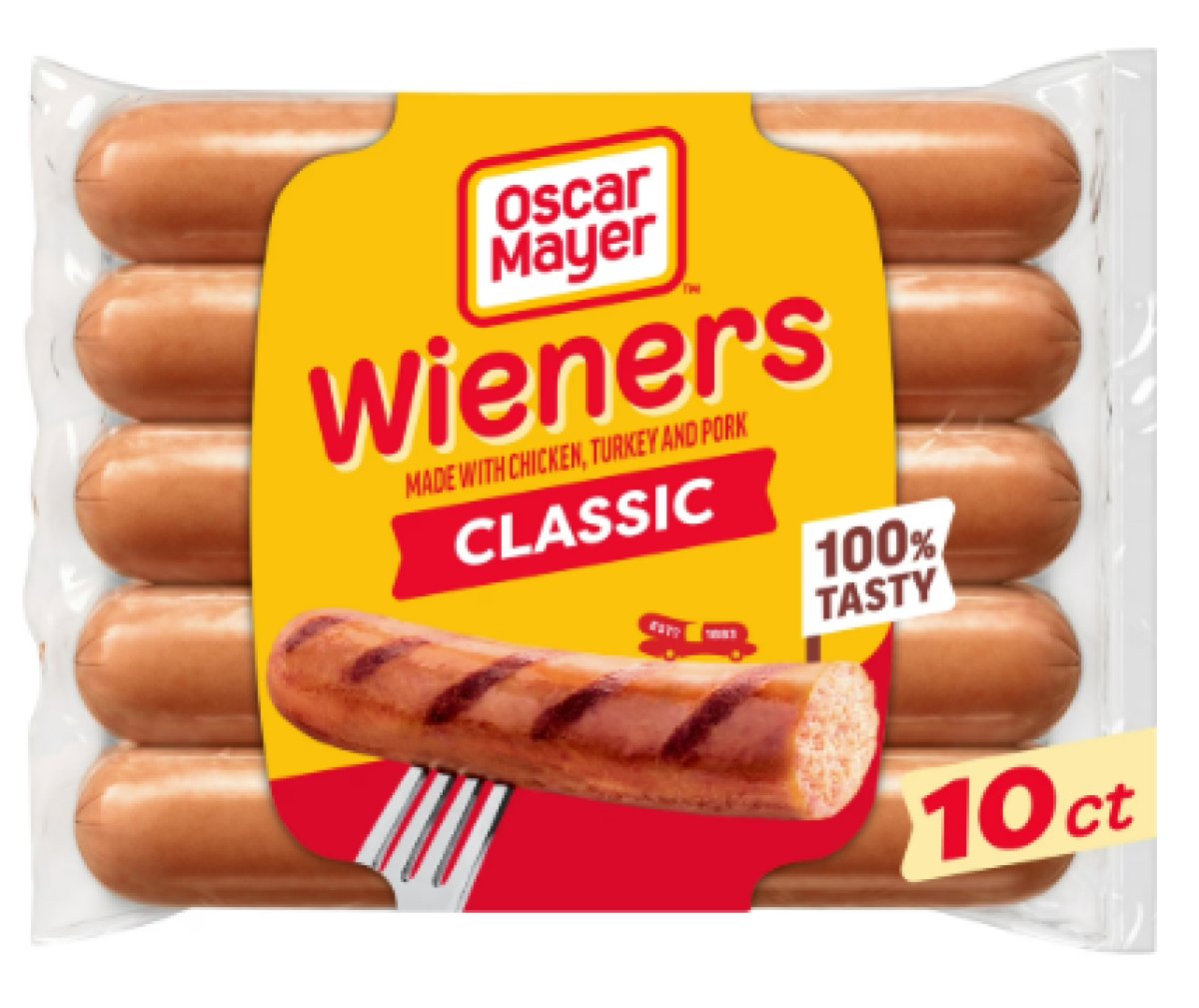 Oscar Mayer Classic Hot Dogs and Wieners, 10-Pack