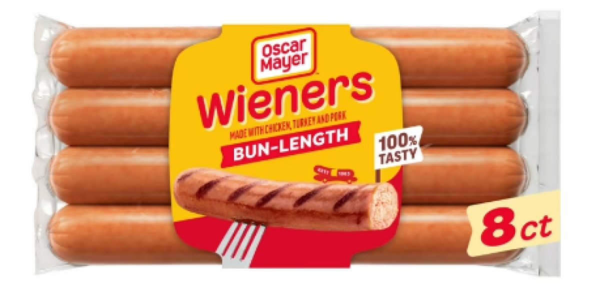 Oscar Mayer Hot Dogs Wieners to the Bun, 8-Pack, Refrigerated