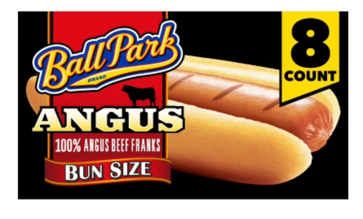 Ball Park Angus Beef Hot Dogs with Long Bun, 14 oz, 8 Count