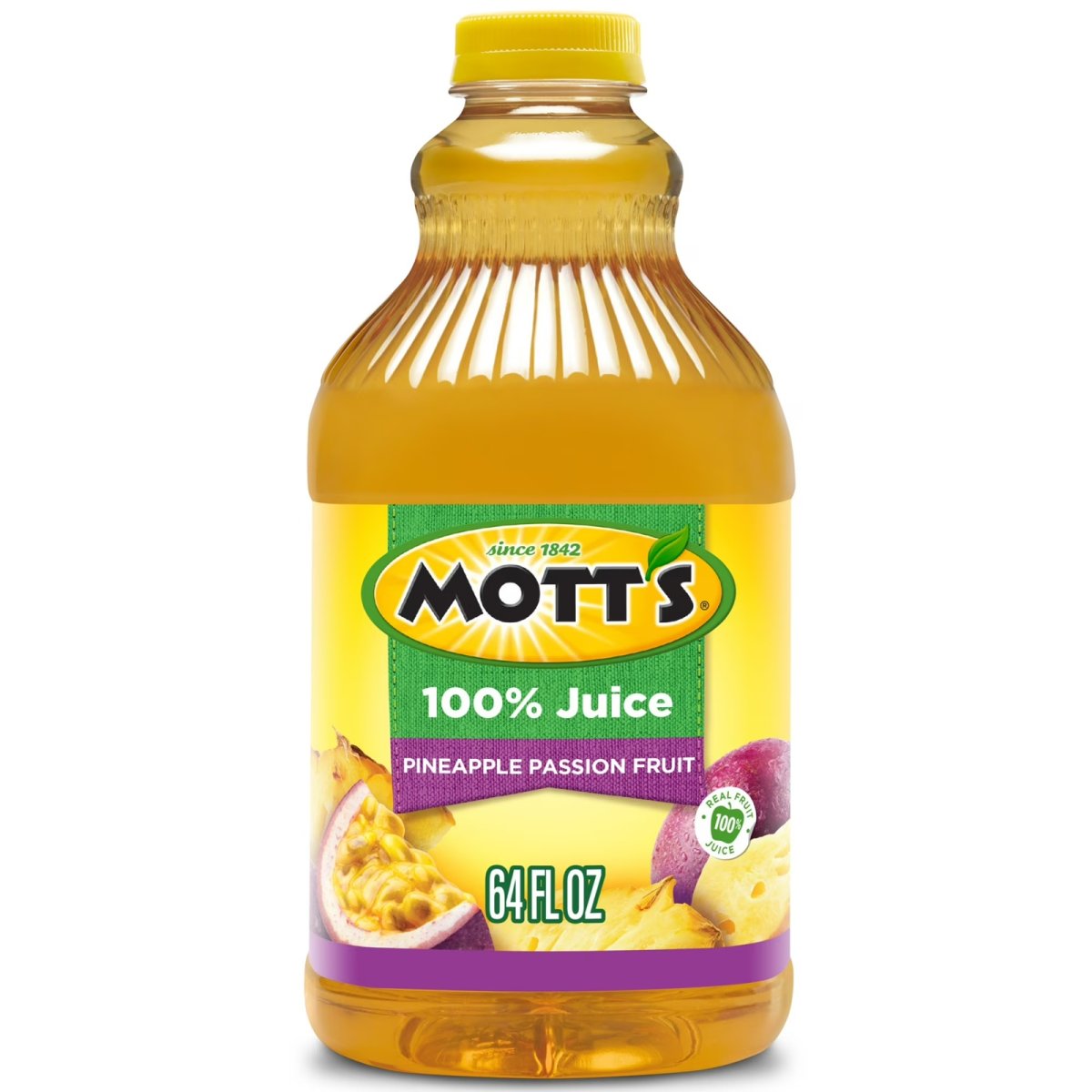 Mott's 100% Pineapple Passion Fruit Juice Blend 64 fl oz Bottle