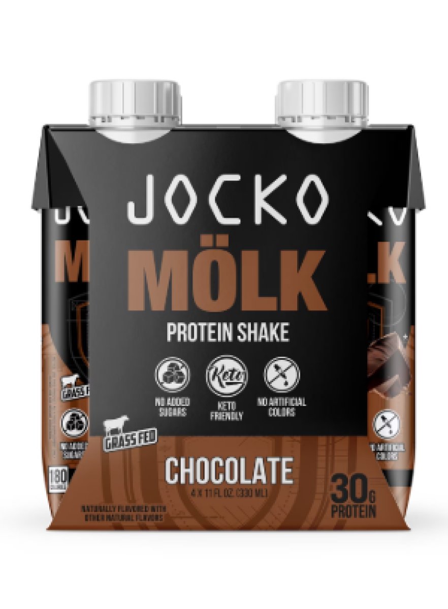 Jocko Fuel Chocolate Protein Shake, 11 Oz, 4 Units, 30 G of Protein