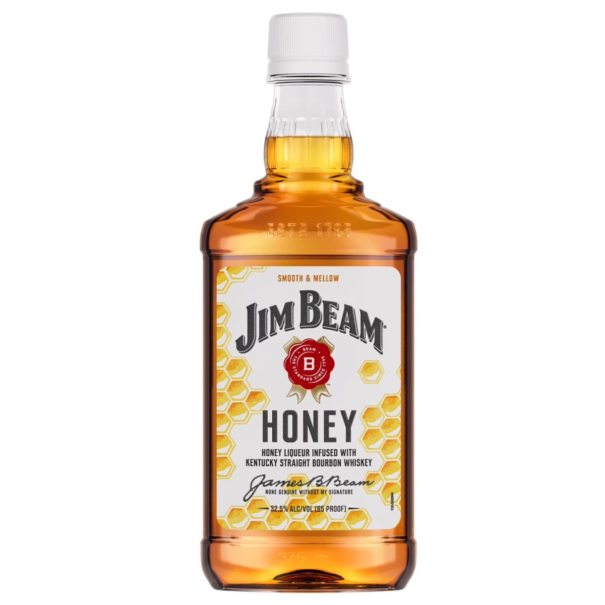 Jim Beam Honey Flavored Whiskey Pet Bottle 375ml, 33% Adv