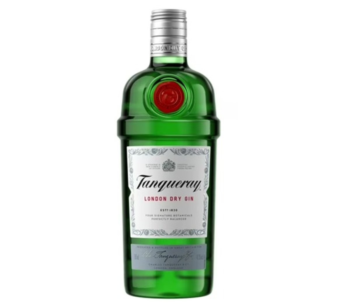Tanqueray London Dry Gin, 750 mL, 47% ABV