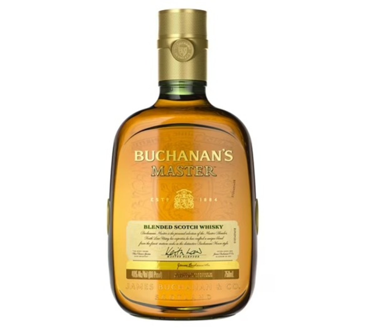 Buchanan's Master Blended Scotch Whisky 750ml Bottle, 40% ABV