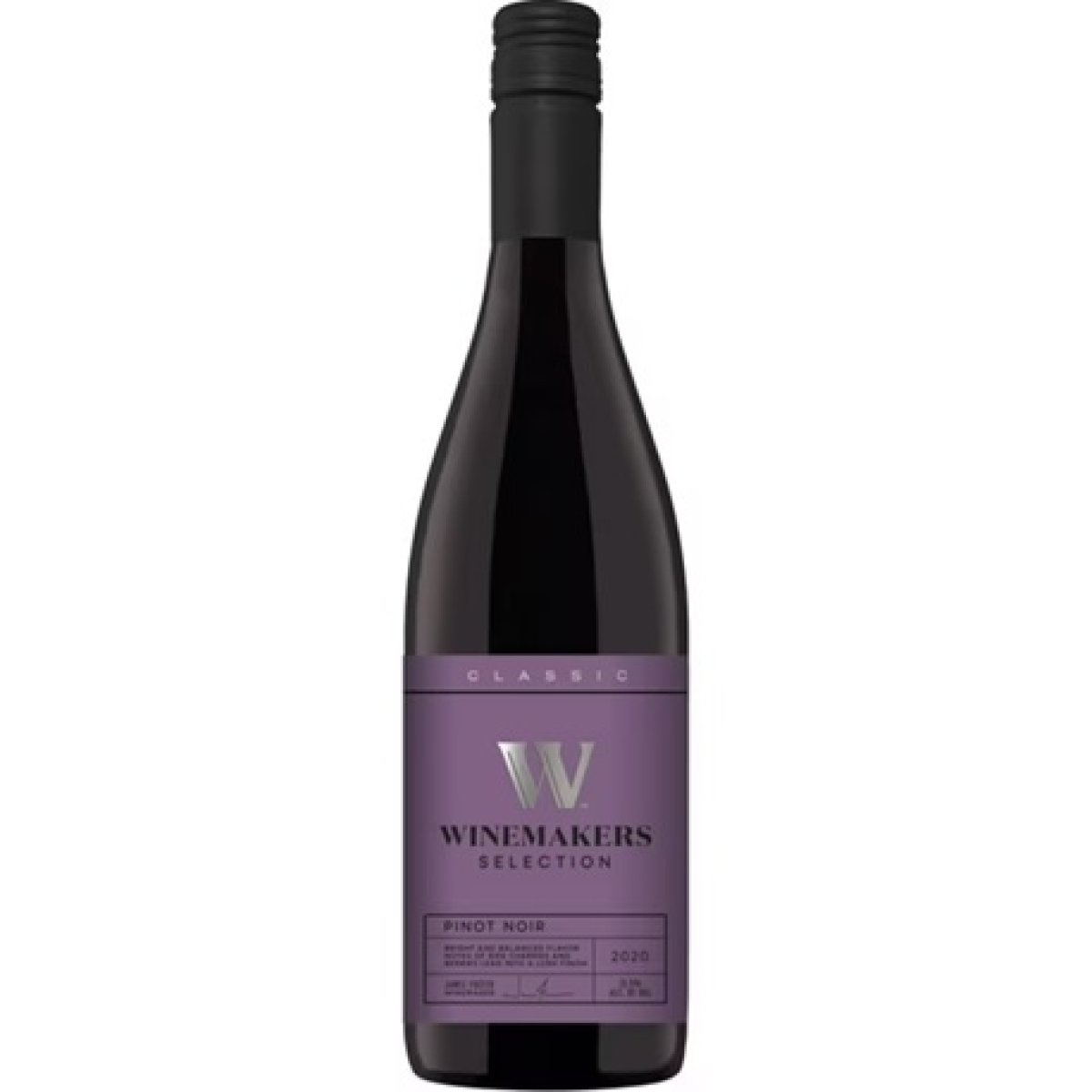 Winemakers Selection Classic Series Pinot Noir California Red Wine, 750 ml Bottle, 12% ABV