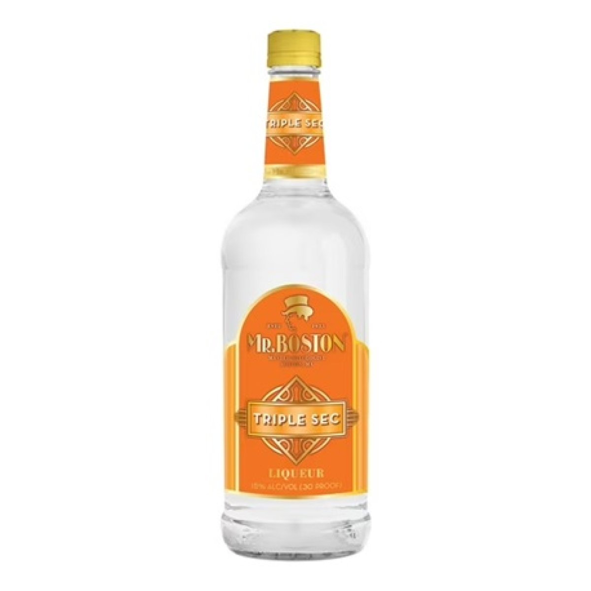 Mr. Boston Triple Sec Orange Liqueur, 750 ml, 24% Alcohol, Margarita Mix Cocktail Mix