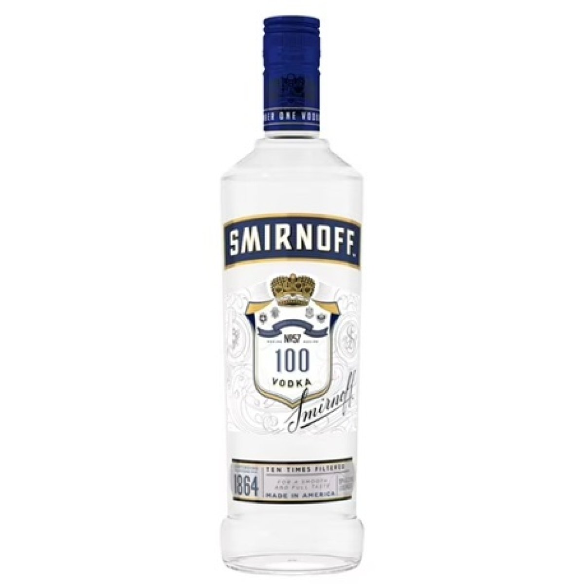 Smirnoff Vodka 100 Degrees, 750 mL, 50% Adv
