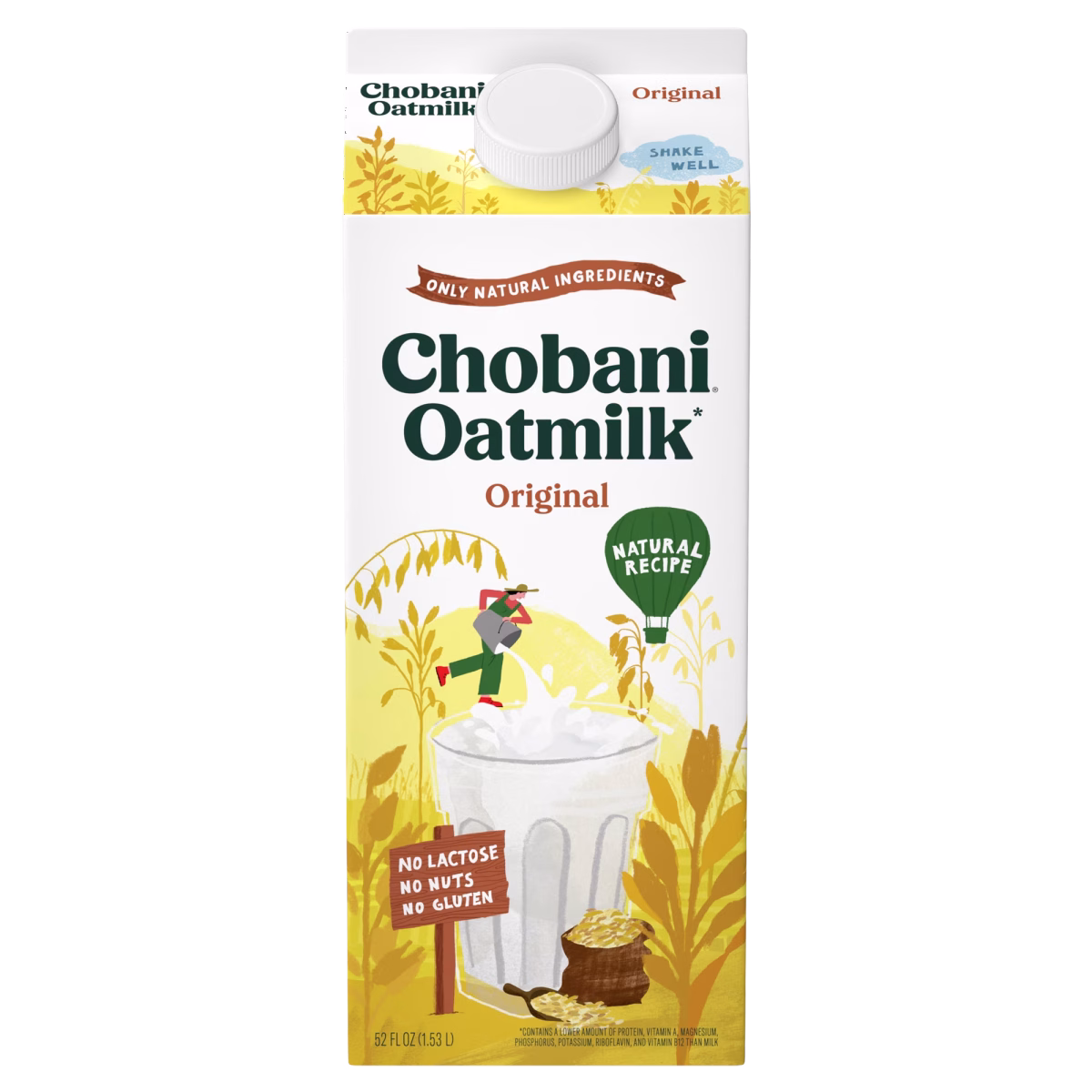 Chobani Oatmilk Original 52 fl oz Carton