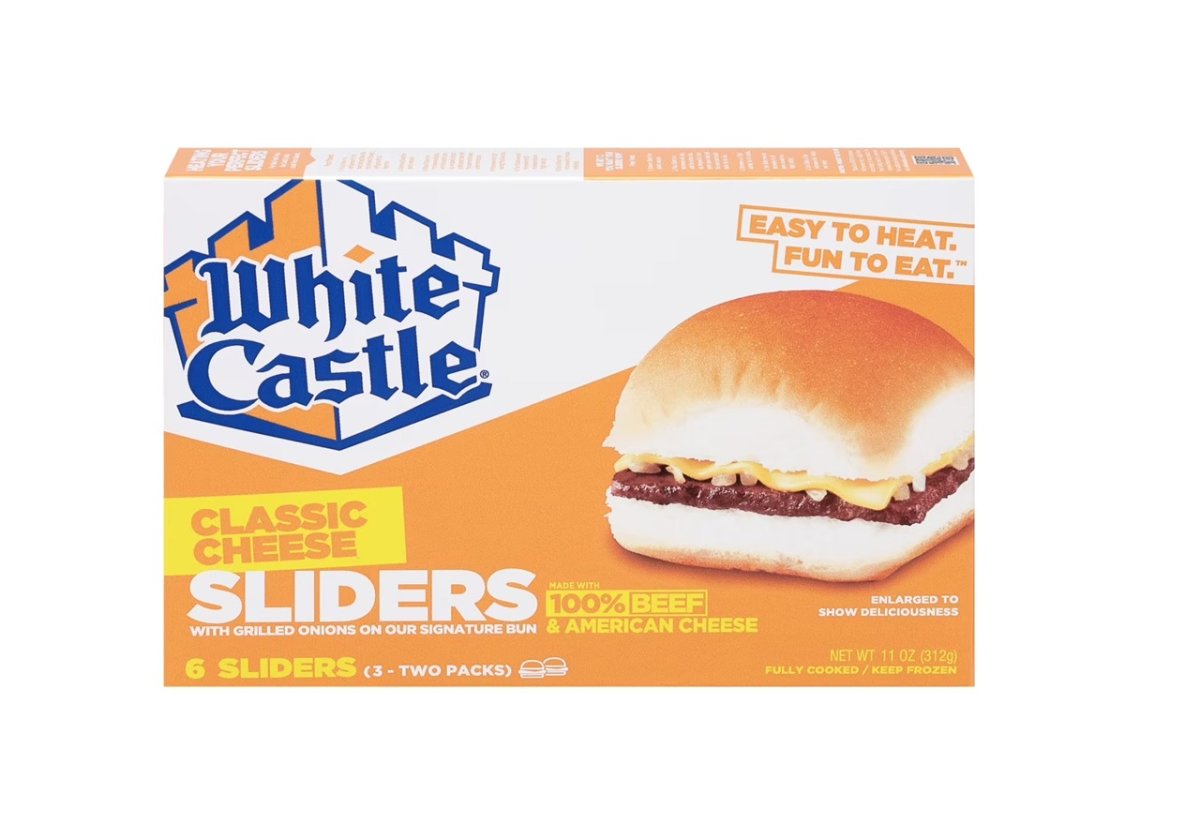 White Castle Classic Cheese Sliders 11 oz, 6 Count (Frozen)